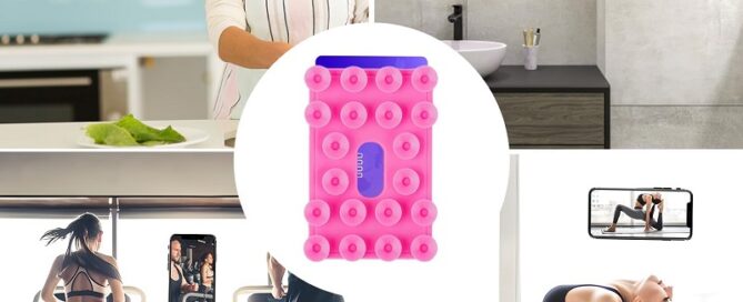 Silicone Suction Phone Case Adhesive Mount 20 Strong Sticky Suction Cups Phone Card Holder Wallet