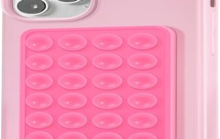 Silicone Suction Phone Case Adhesive Mount Hands-Free Sticky Cell Phone Mirror Holder