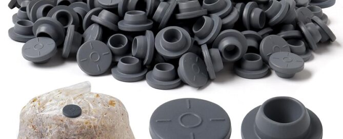 Vial Rubber Mushroom Stoppers Self Healing Rubber Injection Ports Mushroom Jar Lids