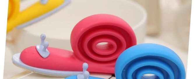 Elephant Shield Liquid Rubber Door Clip Snail stops Rubber Anti Animal Door Stopper Cartoon Shield