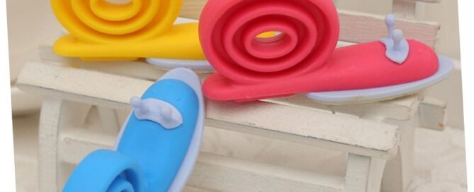 Elephant Shield Liquid Rubber Door Clip Snail stops Rubber Anti Animal Door Stopper Cartoon Shield