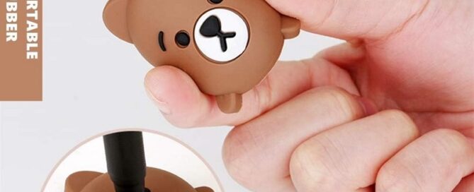 Elephant Shield Liquid Rubber Self-Adhesive Square Silicone Door Knob Bumpers Silencer