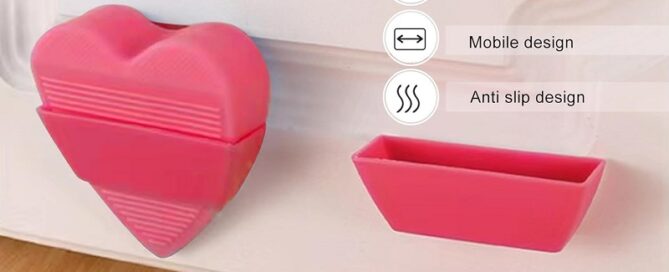 Heart Shaped Rubber Door stops Wall Protectors and Reduce Noise Door Stops Door Wedge Door Holders