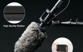 Microphone Shock Mount Rubber Sleeve Sturdy Mic Shock Mount Rubber Spacer Tube Rubber Washer