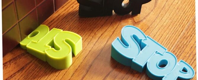 Rubber Door Cute Stopper Silicone Door Holder Fashion Door Stopper Bumper Guard Buffer Floor