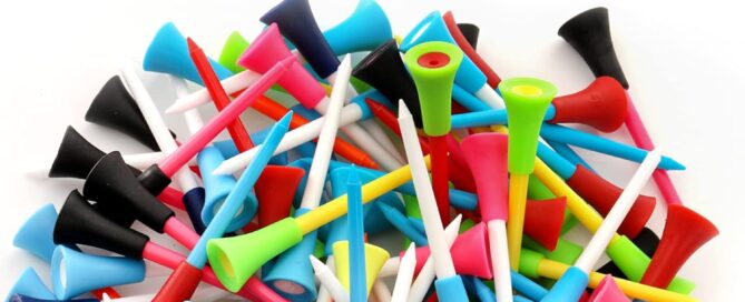 Rubber Reducer For Golf Tees Plastic Golf Tees with Rubber Cushion Top Reduce Friction