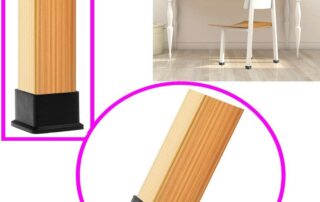 Rubber Square Feet Furniture Table Chair Leg Foot Cover Caps Chair Leg Floor Rubber Protectors