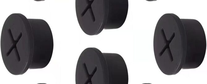 Silicone Blanking Grommets Cable Cord Grommets Flexible Wire Rubber Grommets for Desk