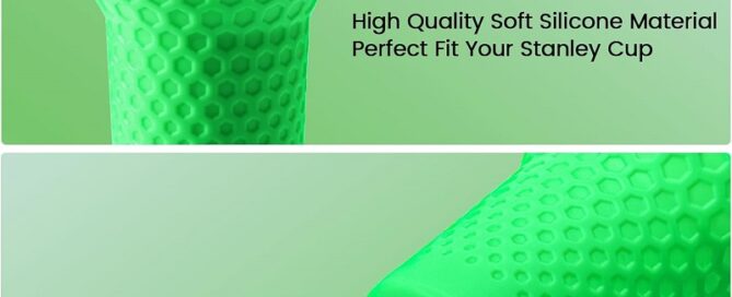 Silicone Boot for Stanley Tall Rubber Protector Sleeve for Stanley Quencher Tumbler