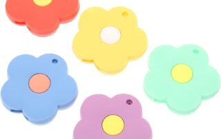 Silicone Flower Key Covers Silicone Key Protector Caps Keychain Key Sleeve