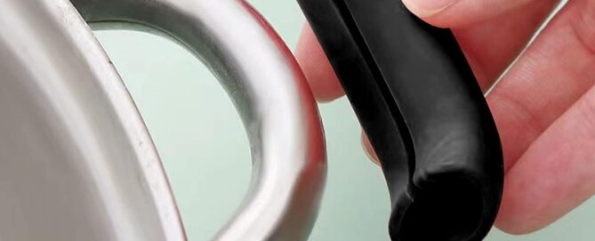 Silicone Hot Handle Holder Non-Slip Pot Holders Cover Rubber Heat Resistant Pot Sleeve Grip