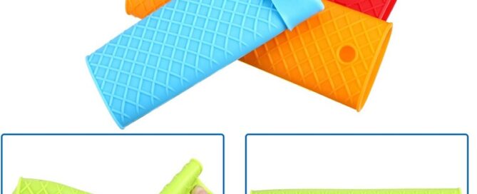 Silicone Hot Handle Holder Rubber Pot Sleeve Heat Resistant Kitchen Pot holders for Cast Iron Pans