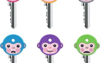 Silicone Key Caps Covers Cute Monkey Key Covers Fits Most Standard Keys for Identifying Door Keys