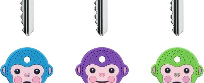 Silicone Key Caps Covers Cute Monkey Key Covers Fits Most Standard Keys for Identifying Door Keys