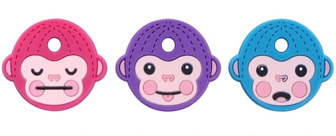 Silicone Key Caps Covers Cute Monkey Key Covers Fits Most Standard Keys for Identifying Door Keys