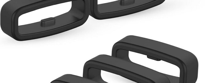 Silicone Loop Fastener Rings Magic Rubber Watch Bands Silicone Security Holder Retainer Ring