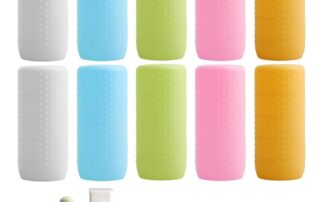 Silicone Travel Bottles Sleeves for Toiletries Silicone Toiletry Sleeves for leak-proofing