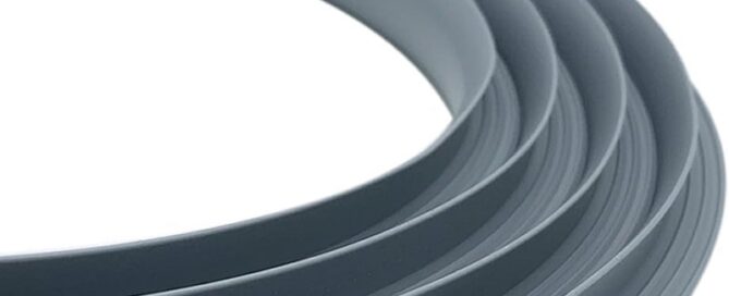 T Rubber Trim Molding Fit 3/4 inch Edge Edging Shelf Banding Center Barb Tee Moulding for Tables