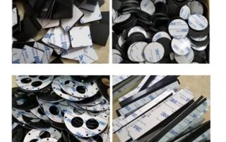 Adhesive Backed Rubber Strips Thin Silicone Rubber Gasket Sheet Gaskets DIY Material