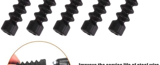 Bike Brake Rubber Boot V Brake Cable Rubber Boot Black Protective Hose Rubber Sleeve
