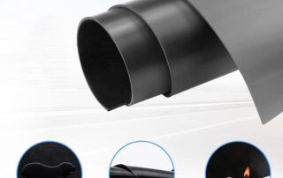 Butyl Rubber Sheet Neoprene Rubber Strip Rolls for DIY Gaskets Anti-Vibration Cushion
