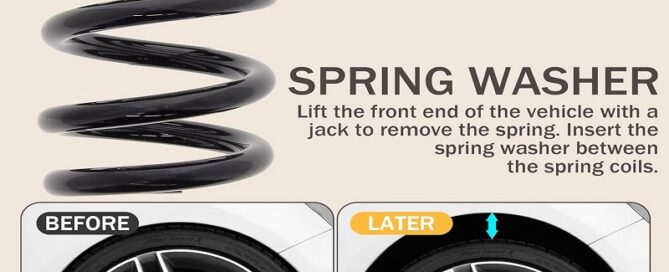 Car Rubber Coil Spring Booster Coil Spring Spacers for Car Rubber Wedge Gasket