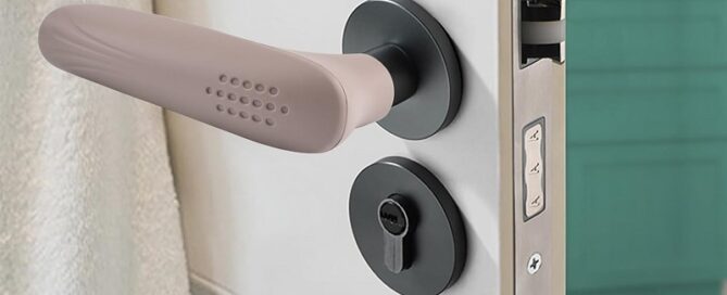 Door Handle Covers Matte Anti-Static Door Knob Covers Silicone Door Glove for Square Door Levers