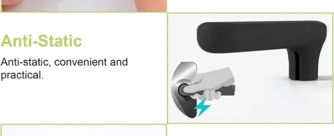 Door Handle Covers Silicone Door Knob Covers Anti-Static Safety Door Knob Protector
