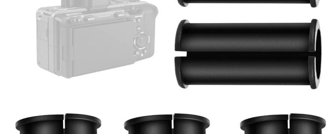 Microphone Shock Mount Rubber Spacer Tube Microphone Sleeve Washer Compatible with Sony Camcorder