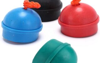 Pool Chalk Holder with Cord String Rubber Chalk Tip Cubes Organizer for Billiard