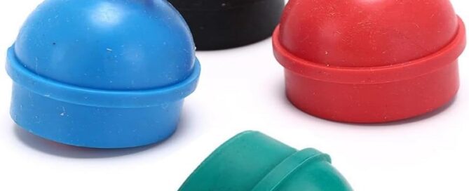 Pool Chalk Holder with Cord String Rubber Chalk Tip Cubes Organizer for Billiard
