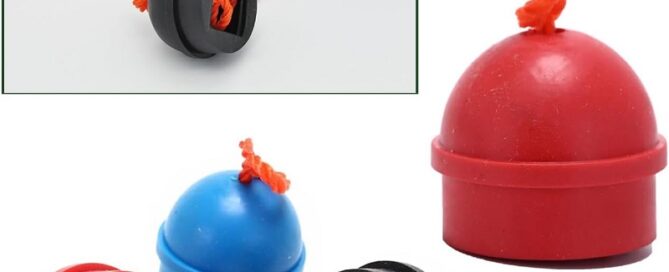 Pool Chalk Holder with Cord String Rubber Chalk Tip Cubes Organizer for Billiard