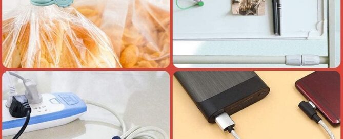 Reusable Silicone Twist Ties Magnetic Cable Silicone Ties for Organizing Cables