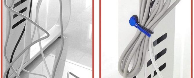 Reusable Silicone Twist Ties Magnetic Cable Silicone Ties for Organizing Cables
