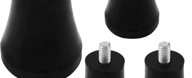 Rubber Furniture Legs Riser Non-Slip Floor Protector Mats for Cabinet Table Adjustable Rubber Feet