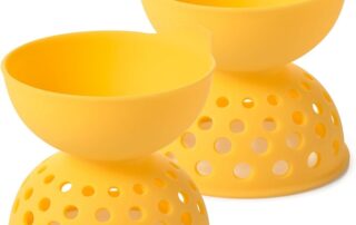 Rubber Good Grips Silicone Egg Poachers Silicone egg bowl egg holder