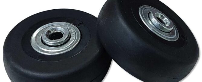 Rubber Wheel For Trolley Suitcase Luggage Travel Wheel Rubber Swivel Trolley Casters