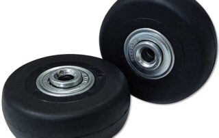 Rubber Wheel For Trolley Suitcase Luggage Travel Wheel Rubber Swivel Trolley Casters