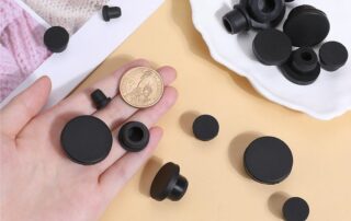 Silicone Hole Plug Black Rubber Round Waterproof Tube End Cover Automotive Rubber Hole Plugs