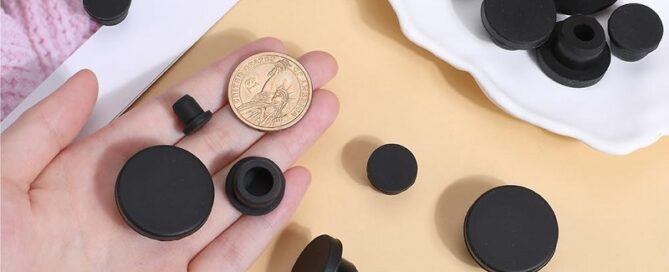 Silicone Hole Plug Black Rubber Round Waterproof Tube End Cover Automotive Rubber Hole Plugs