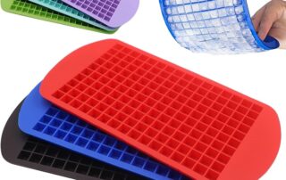 Silicone Mini Ice Cube Trays160 Crushed Ice Cube Molds Easy Release Small Ice Cube Trays