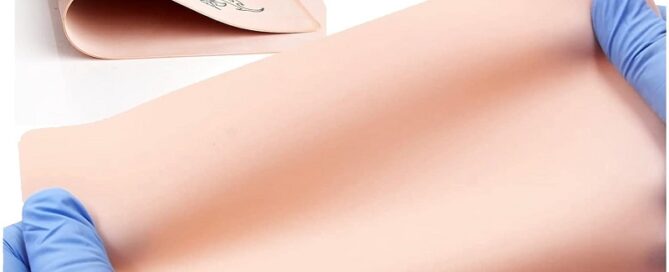 Tattoo Fake Skin Practice Double Side Rubber Pads Microblading Practice Skin for Tattoo