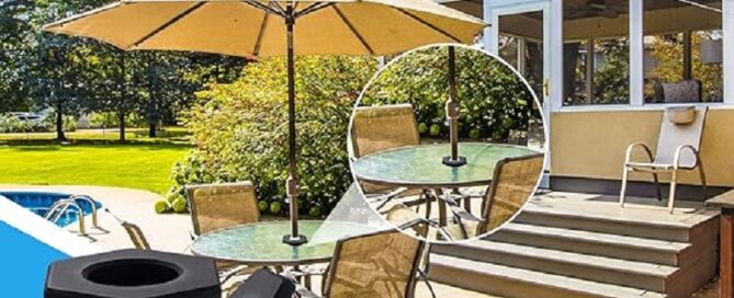 Wedge Gasket Outdoor Table Umbrella Hole Insert Plug Silicone Umbrella Table Hole Adapter