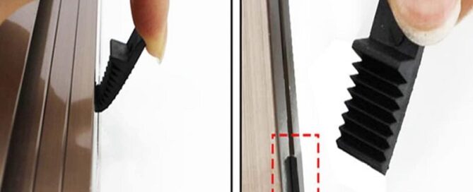 Window Glazing Glass Packers Spacers Wedge Shape Glass Gasket Spacers Aluminium Window Gaskets