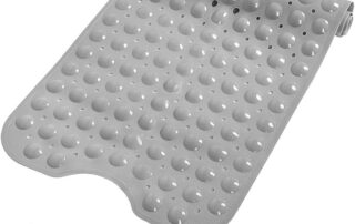 Bathtub and Shower Silicone Mats Extra Long Non-Slip Bath Silicone Mat