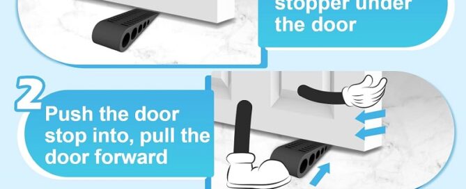 Door Stopper Rubber Bush Rubber Door Stoppers for Bottom of Door Door Stop Wedge