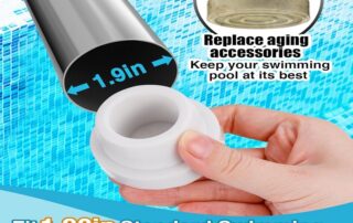 Rubber Pool Deck Ladder Bumpers Rubber Foot Cover Protect Swimming Pool Liner