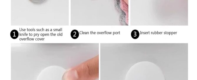 Rubber Sink Overflow Drain CoverT Type Silicone Seal Bathtub Stopper Sink Basin Overflow Cover