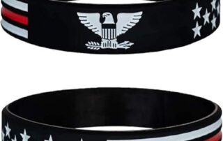 Rubber United Silicone Bracelets with American Power Eagle Motivational Rubber Wristbands Gifts