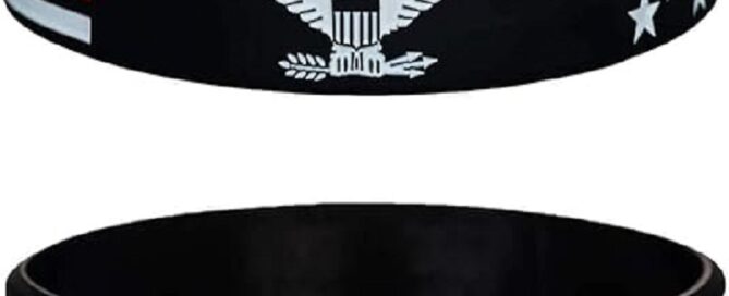 Rubber United Silicone Bracelets with American Power Eagle Motivational Rubber Wristbands Gifts